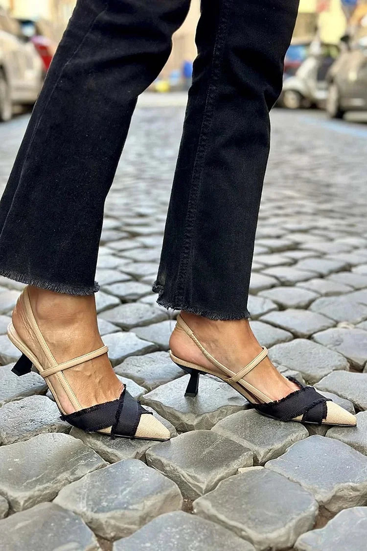 Florette - Elegant Slingback Orthopedic Heels