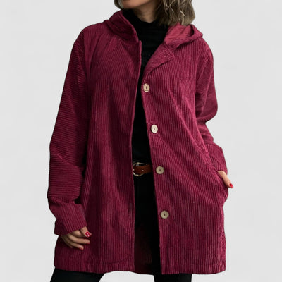 Stephanie - Very comfortable hooded jacket