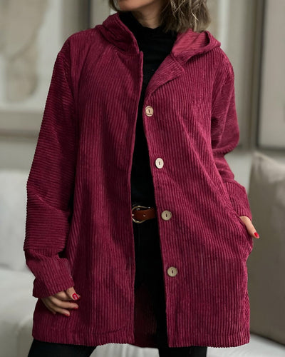 Stephanie - Very comfortable hooded jacket