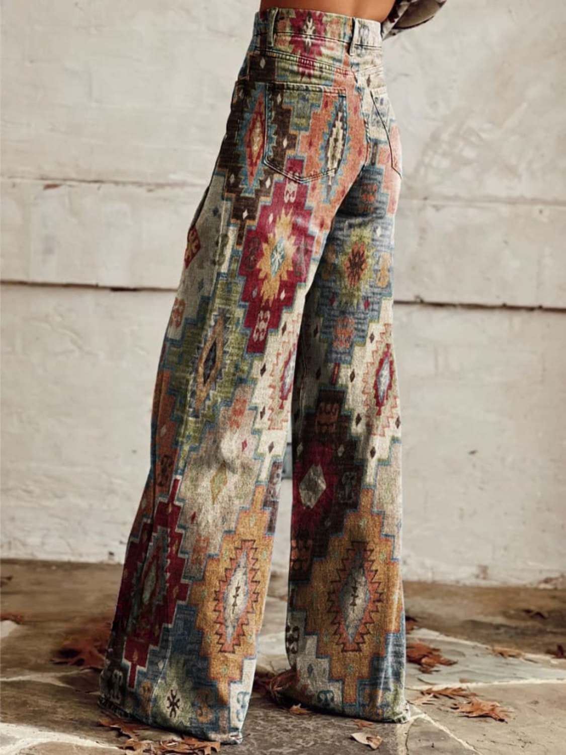 Zoé - Retro Chevron Pants