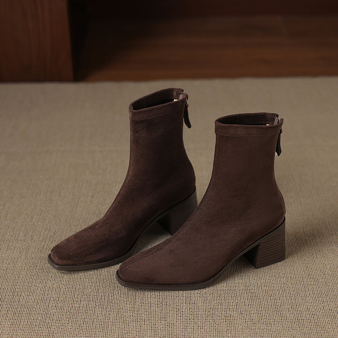 Maria - Genuine Suede Boots