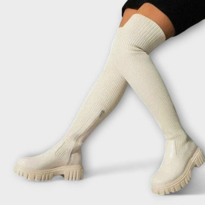 Lureva – Overknee Orthopedic Boots with Chunky Sole