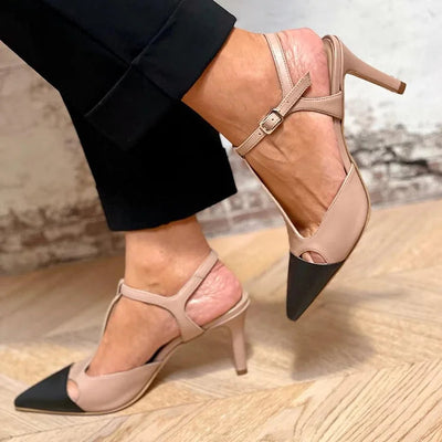 Evrardine - Orthopedic Two-Tone Pointed Pump