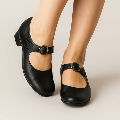 Lois - Women Elegant Buckle Comfortable Shoes
