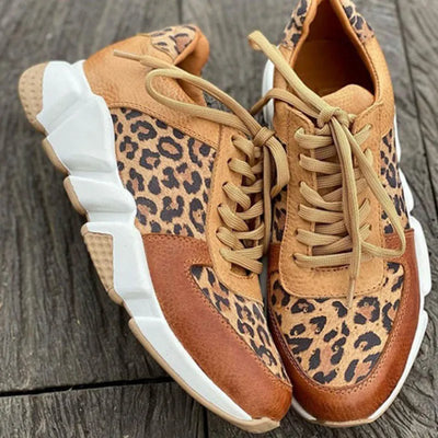 Brooklyn - Comfortable Leopard Sneakers
