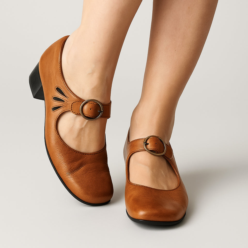 Lois - Women Elegant Buckle Comfortable Shoes