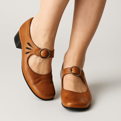 Lois - Women Elegant Buckle Comfortable Shoes