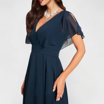 Catalina | Flowing V-Neck Maxi Dress