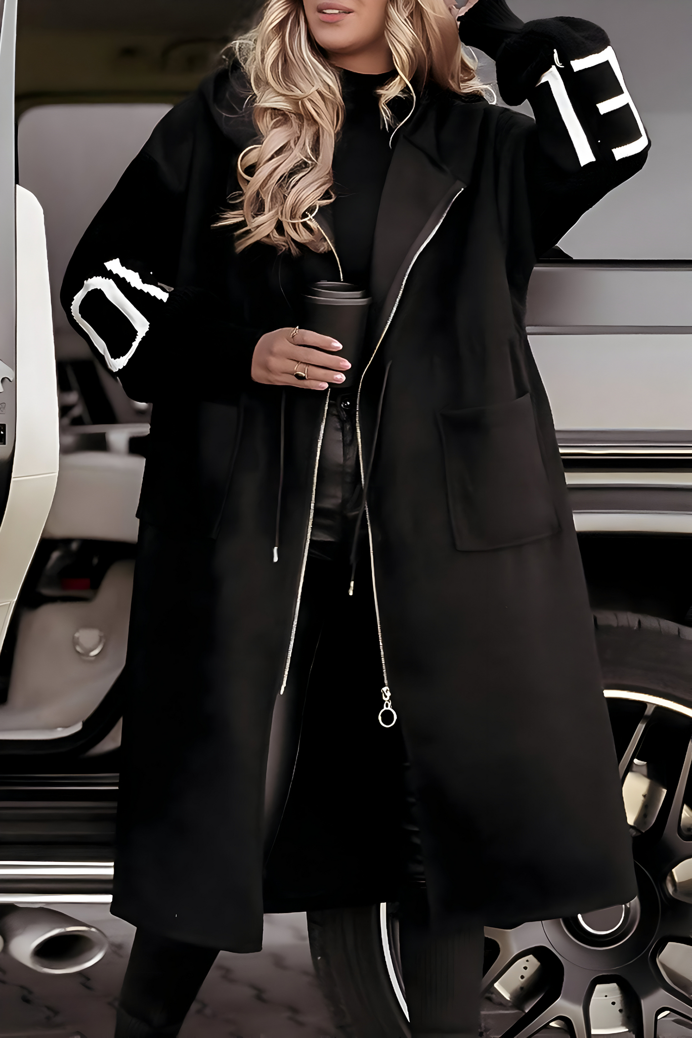 Hailey - Elegant Hooded Coatigan