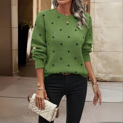 Mia - Soft Polka Dot Sweater