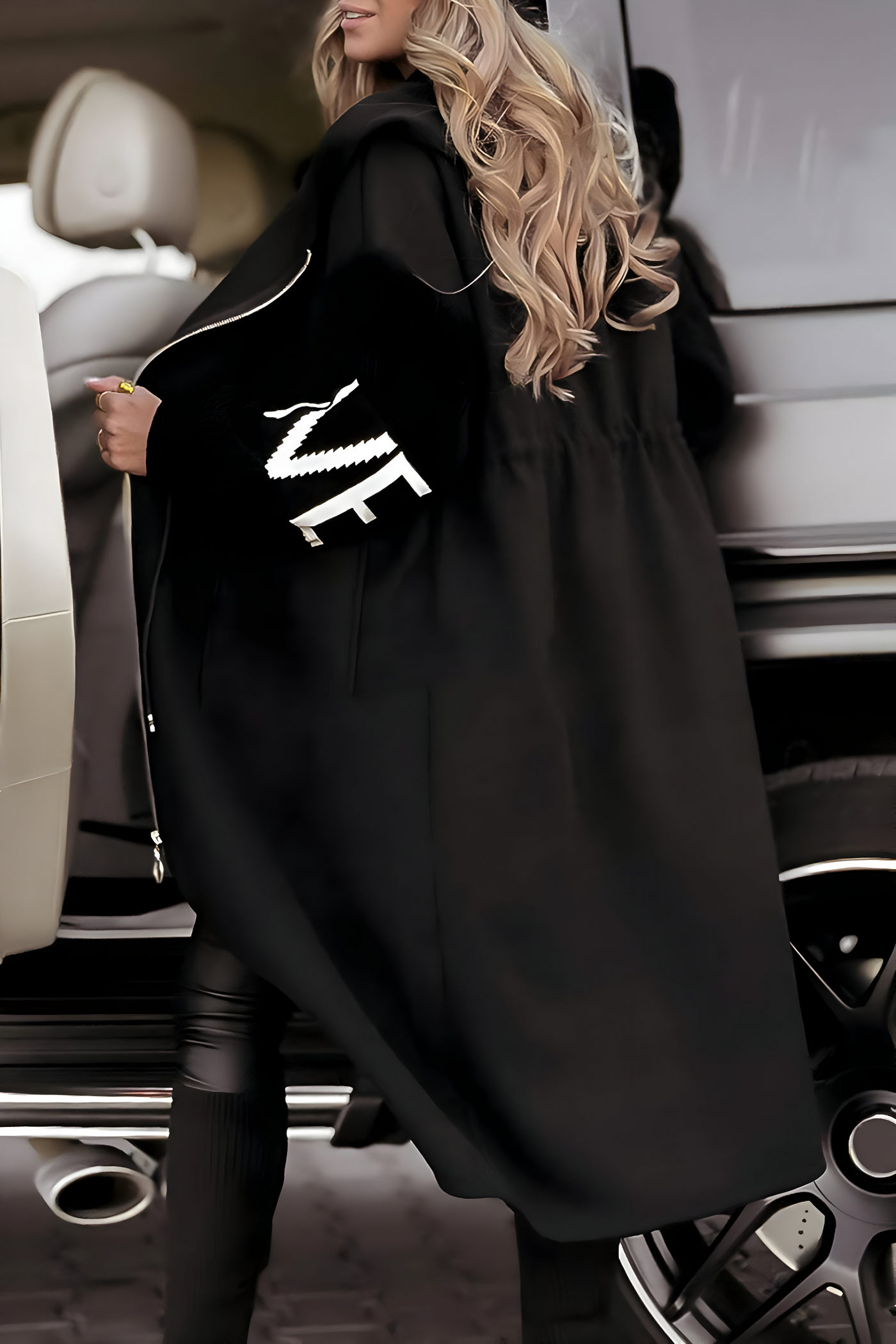 Hailey - Elegant Hooded Coatigan