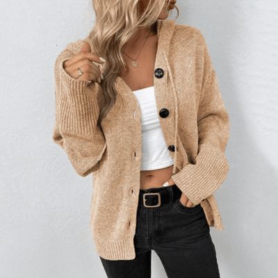 Brittan - Knit Cardigan with Buttons