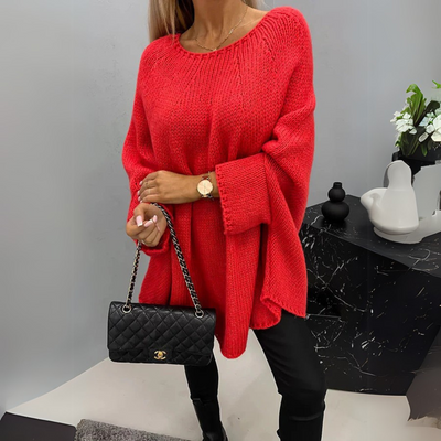 Isabelle - Elegant Twisted Knit Sweater