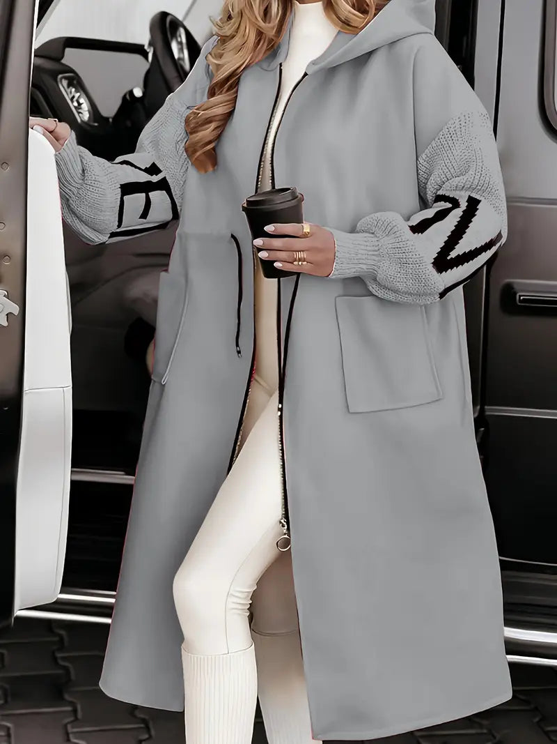 Hailey - Elegant Hooded Coatigan