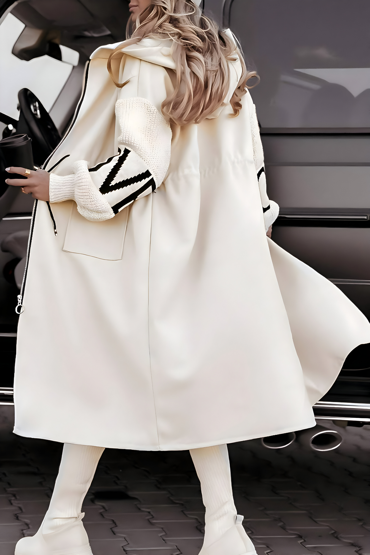 Hailey - Elegant Hooded Coatigan