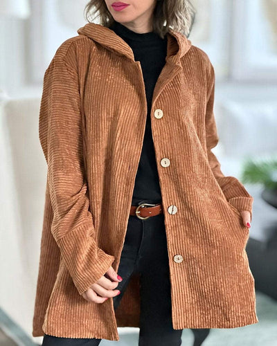 Stephanie - Very comfortable hooded jacket