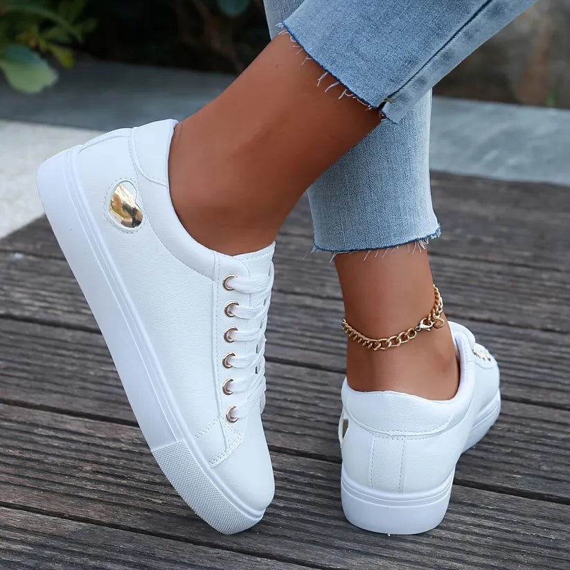 Elodie - Low Top Lace-Up Sneakers