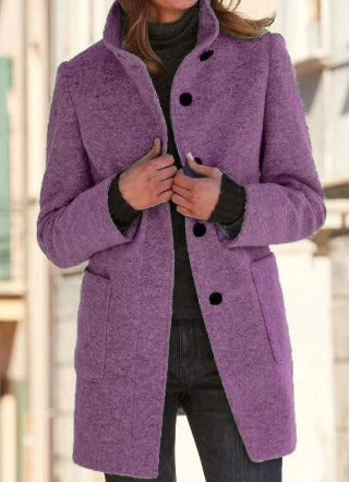 Doria - Coat With Button Closure For Women