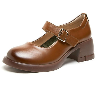 Mabel&June™ - Agnes Leather Mary Janes