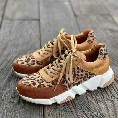 Brooklyn - Comfortable Leopard Sneakers