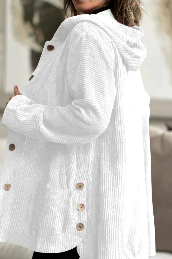 Stephanie - Very comfortable hooded jacket
