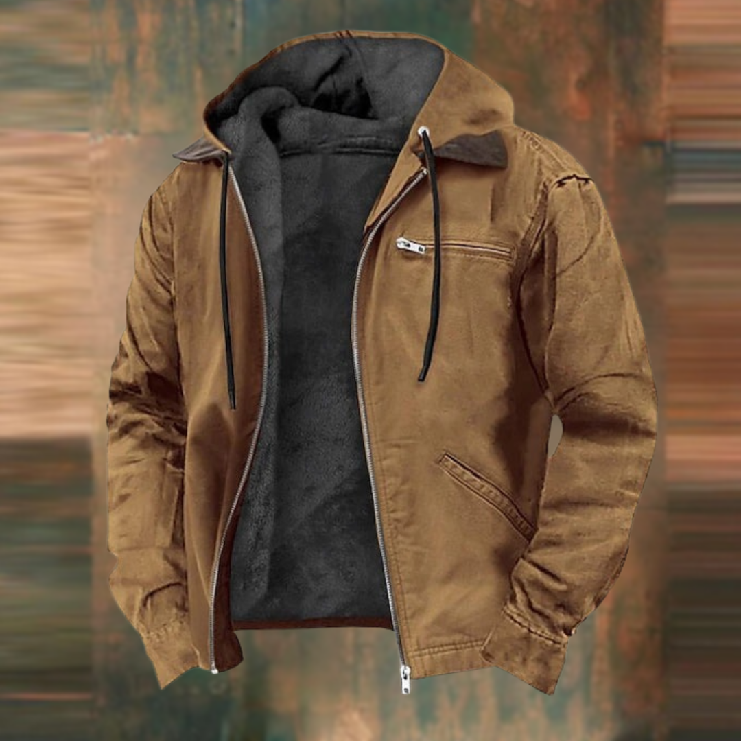 Benjamin - Zipper Hooded Jacket