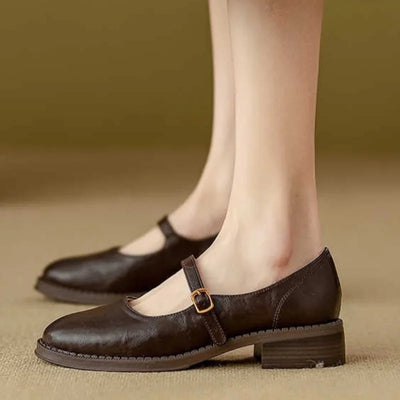 Mabel&June™ - Classic Comfort Mary Janes Made Of Leather