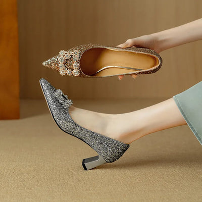 Mabel&June™ - Gloria Glitter Pumps