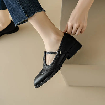 Mabel&June™ - Elegant T-Strap Mary Janes