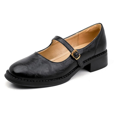 Mabel&June™ - Classic Comfort Mary Janes Made Of Leather