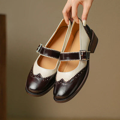 Mabel&June™ - Miana Leather Mary Janes