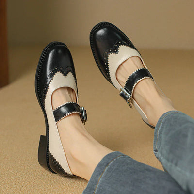 Mabel&June™ - Miana Leather Mary Janes