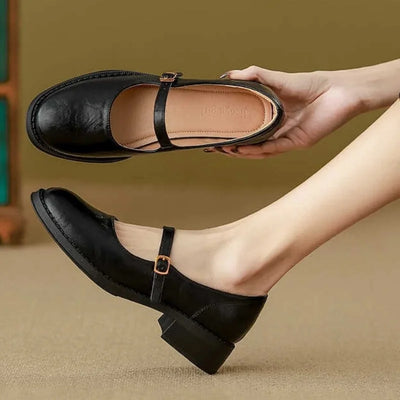 Mabel&June™ - Classic Comfort Mary Janes Made Of Leather