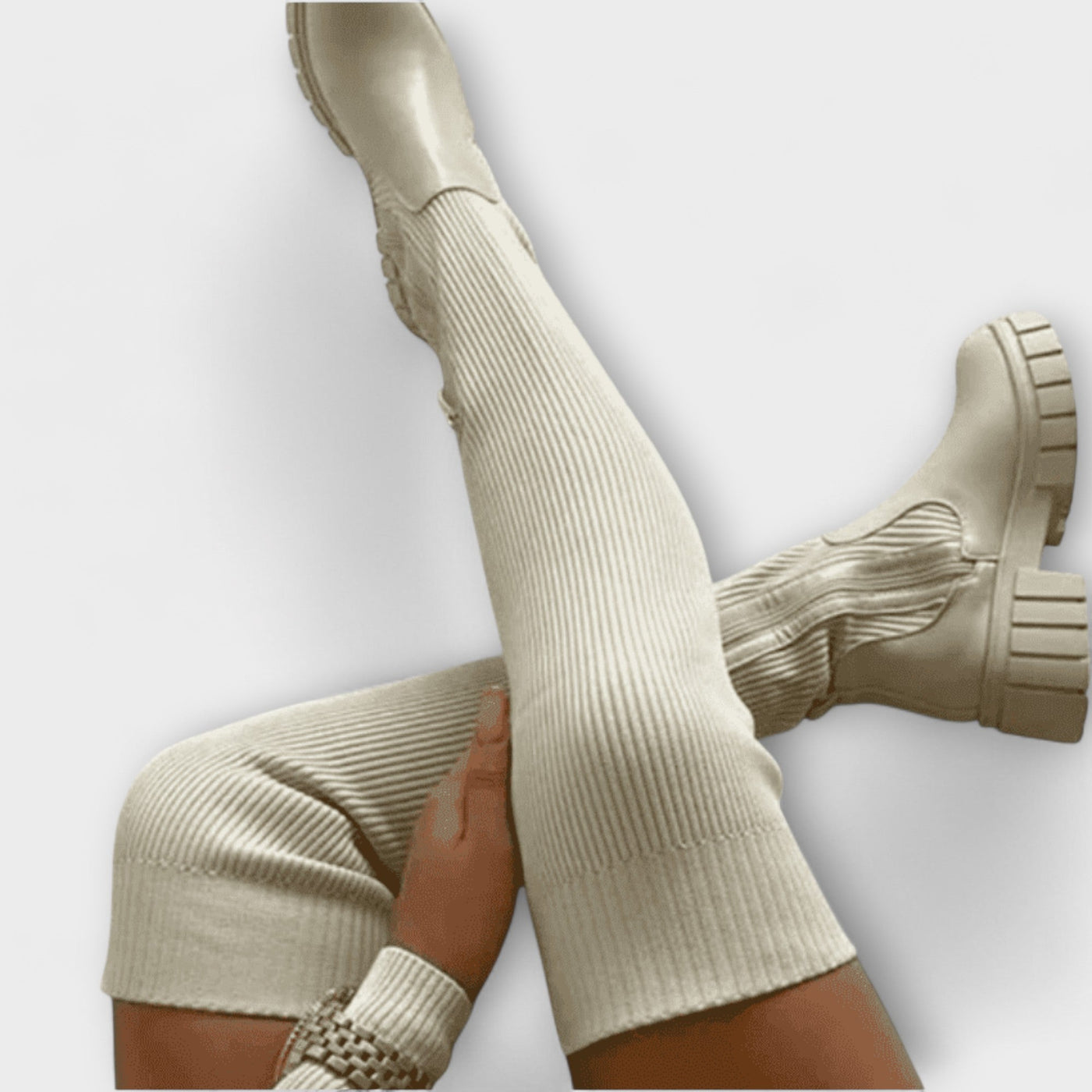 Lureva – Overknee Orthopedic Boots with Chunky Sole