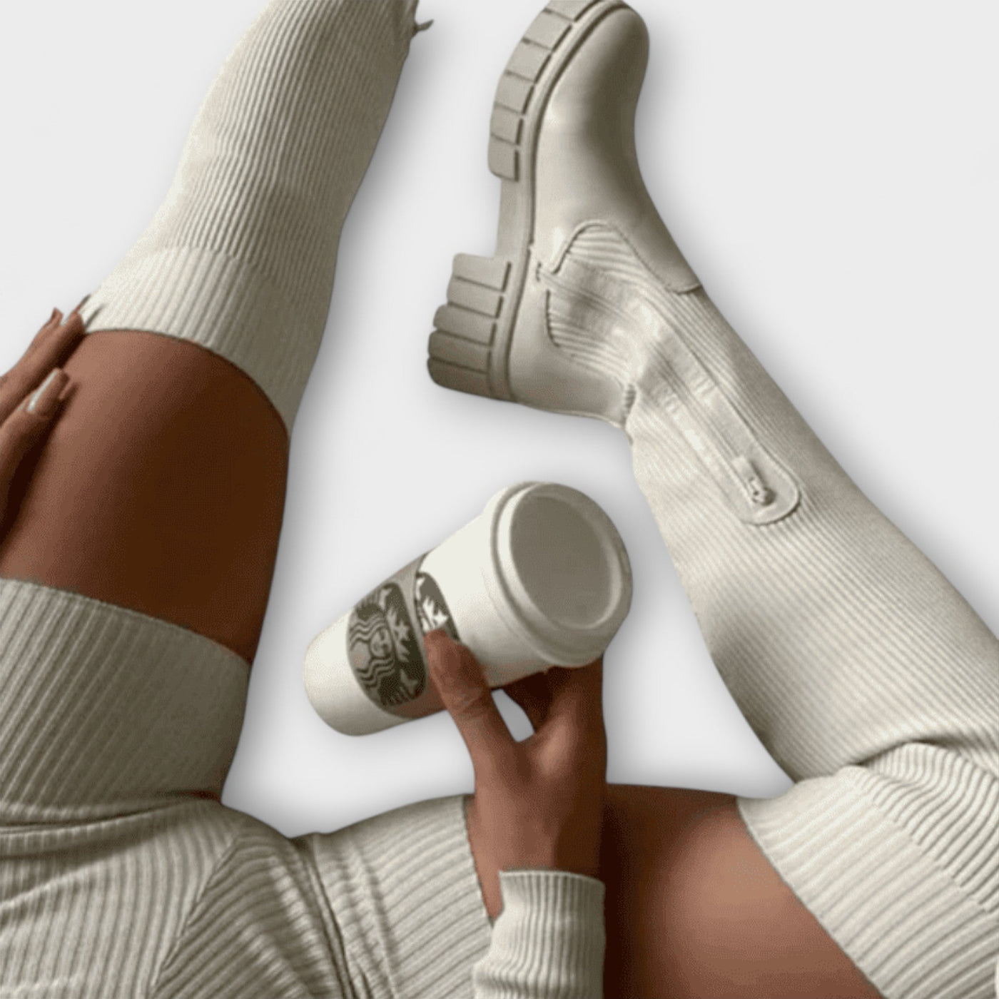 Lureva – Overknee Orthopedic Boots with Chunky Sole