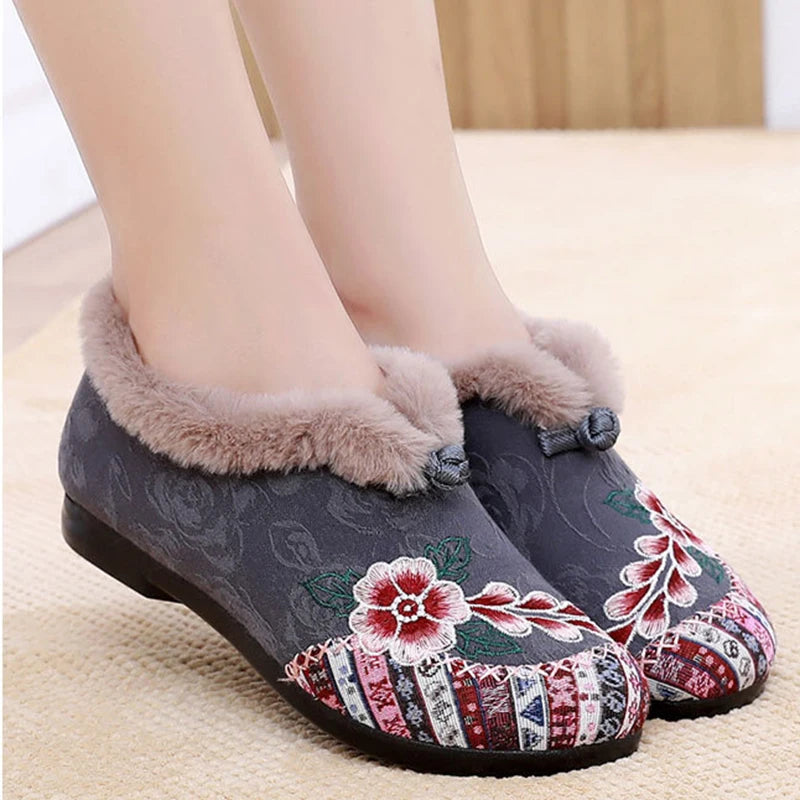 Jade - Plucked thickened fashion shoes