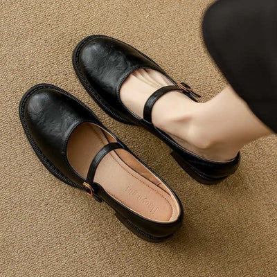 Mabel&June™ - Classic Comfort Mary Janes Made Of Leather
