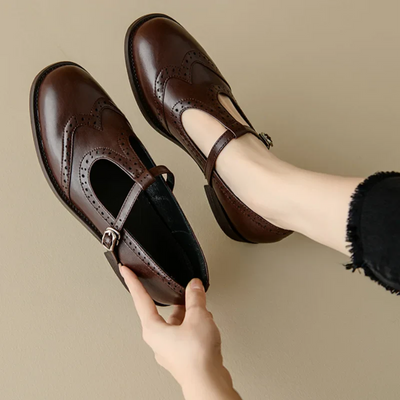 Mabel&June™ - Elegant T-Strap Mary Janes