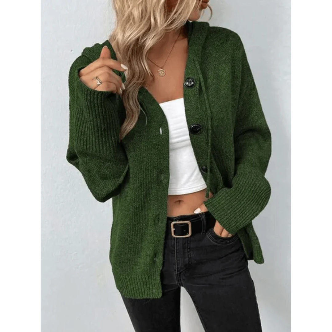Brittan - Knit Cardigan with Buttons