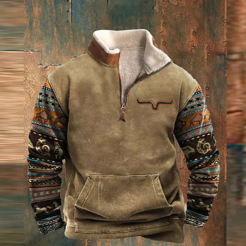 Anthony - Half Zip Sweater with Modern Edge