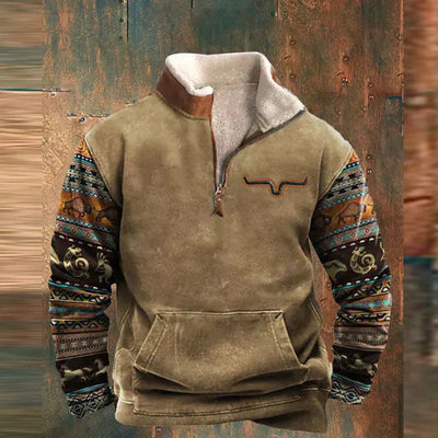 Anthony - Half Zip Sweater with Modern Edge