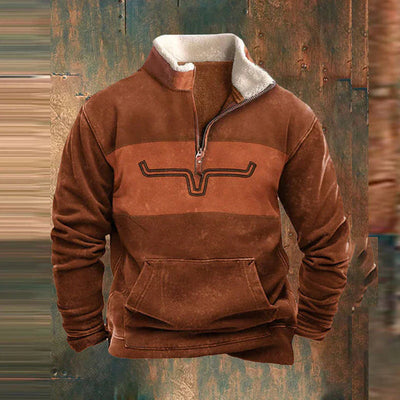 Anthony - Half Zip Sweater with Modern Edge