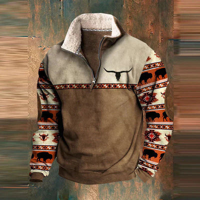 Anthony - Half Zip Sweater with Modern Edge