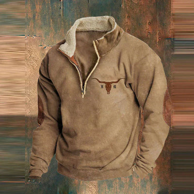 Anthony - Half Zip Sweater with Modern Edge