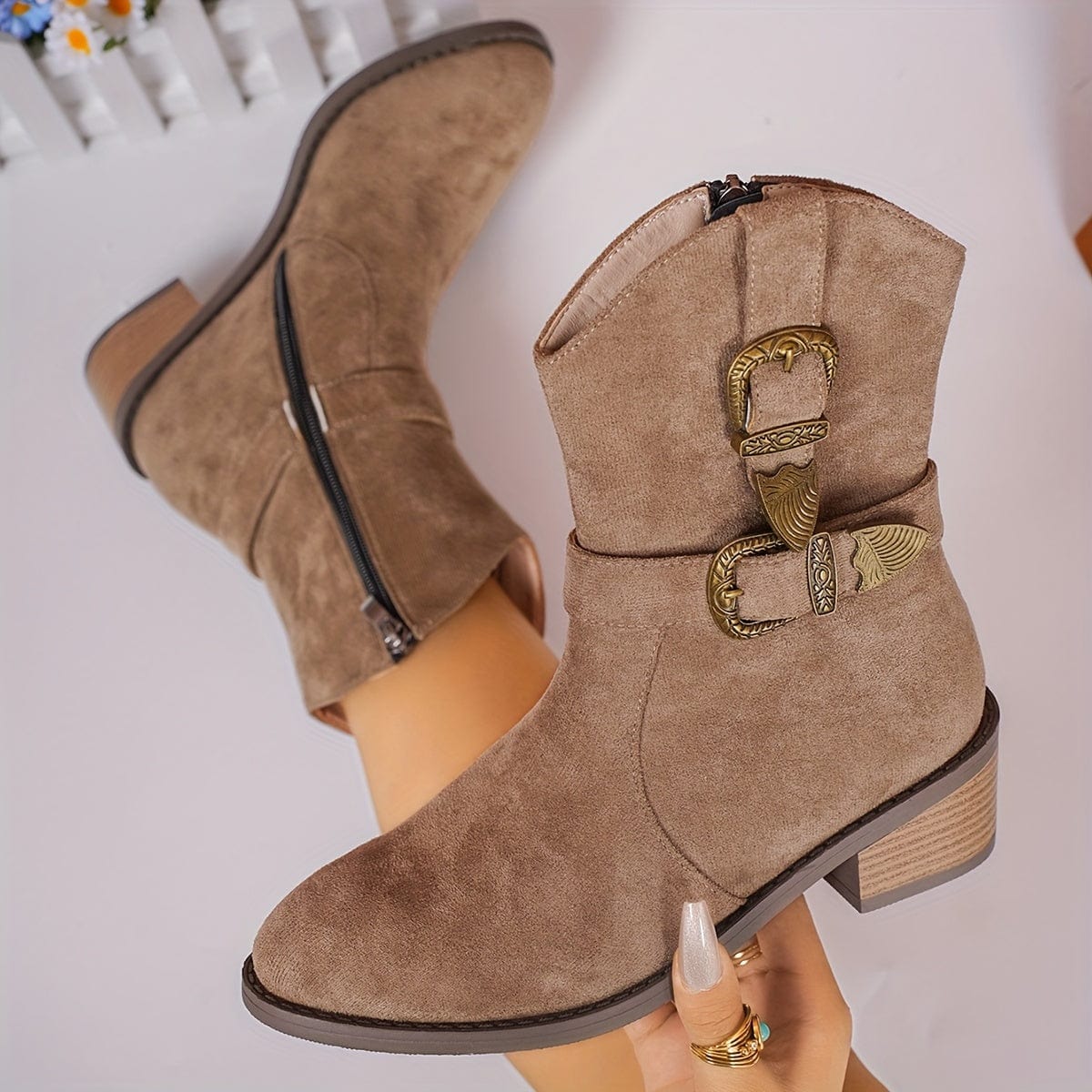 Maple - Orthopedic Western Boots