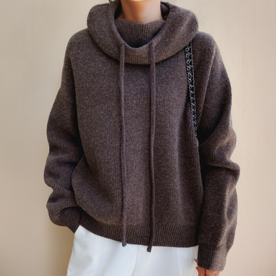 Lia - Elegant High Neck Sweater
