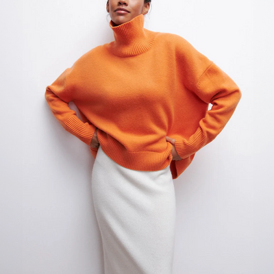 Zyora - Eleganter Strick-Dolcevita-Pullover