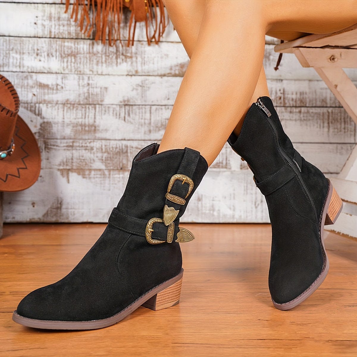 Maple - Orthopedic Western Boots