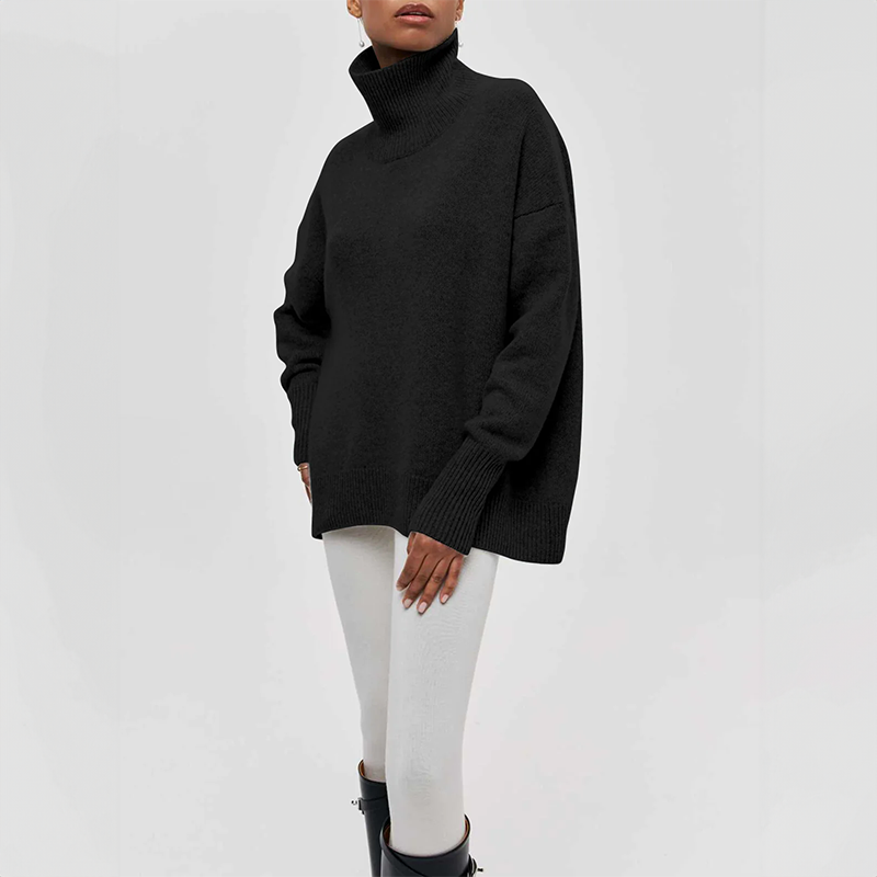 Zyora - Eleganter Strick-Dolcevita-Pullover