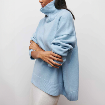 Zyora - Eleganter Strick-Dolcevita-Pullover